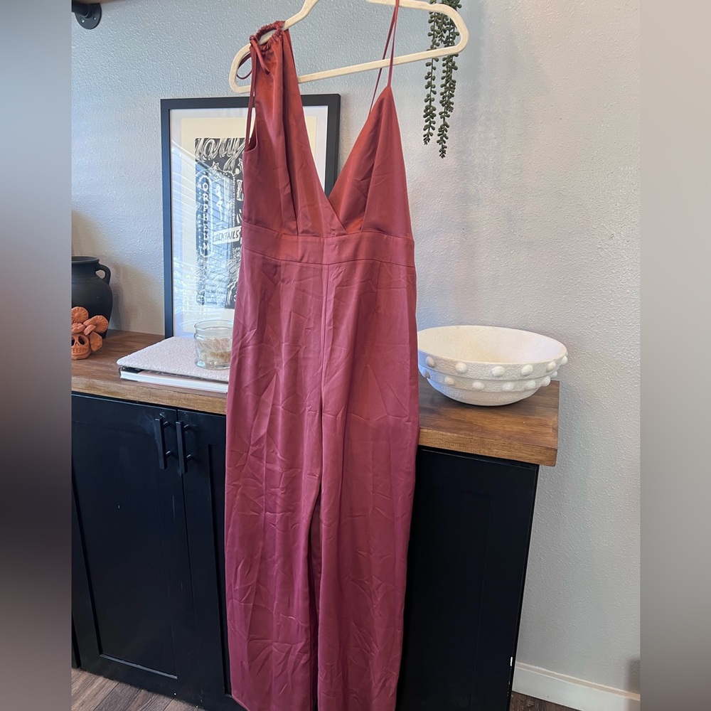 Women’s satin jumpsuit